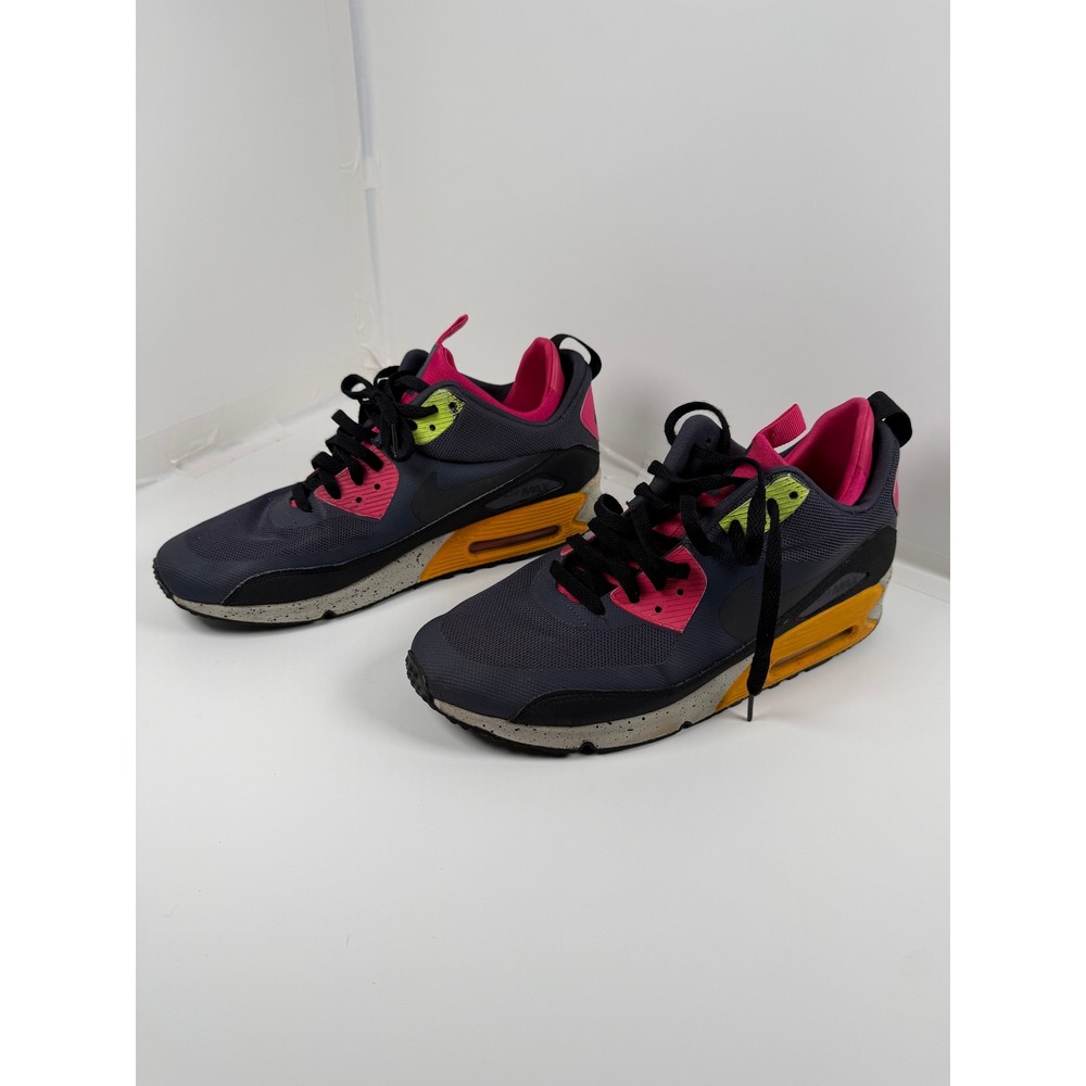 Nike Sneaker Mens 12 Anthracite Air Max 90 Sneakerboot NS 616314-008 Speckled
